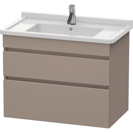 Ds Vanity Unit #030480 Basalt Matt 618X800X470mm Wall-Mounted